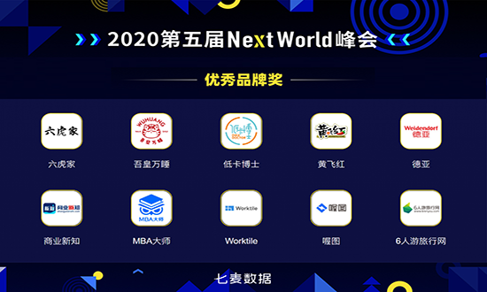 NextWorld2020年度優(yōu)秀品牌獎(jiǎng)重磅揭曉